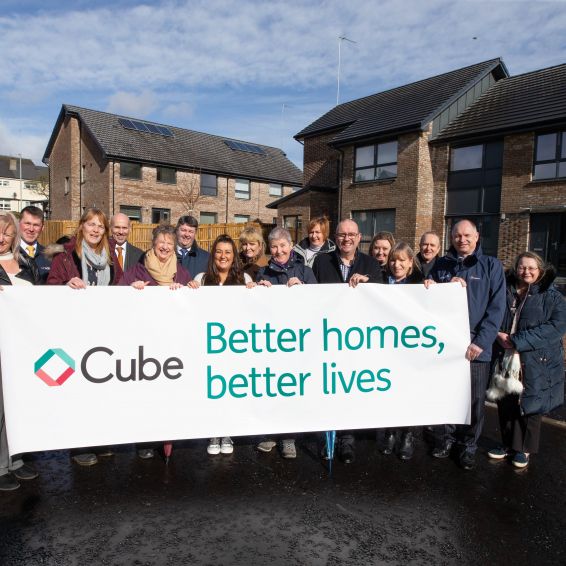 Cube celebrates new homes at Carrick Terrace, Dumbarton